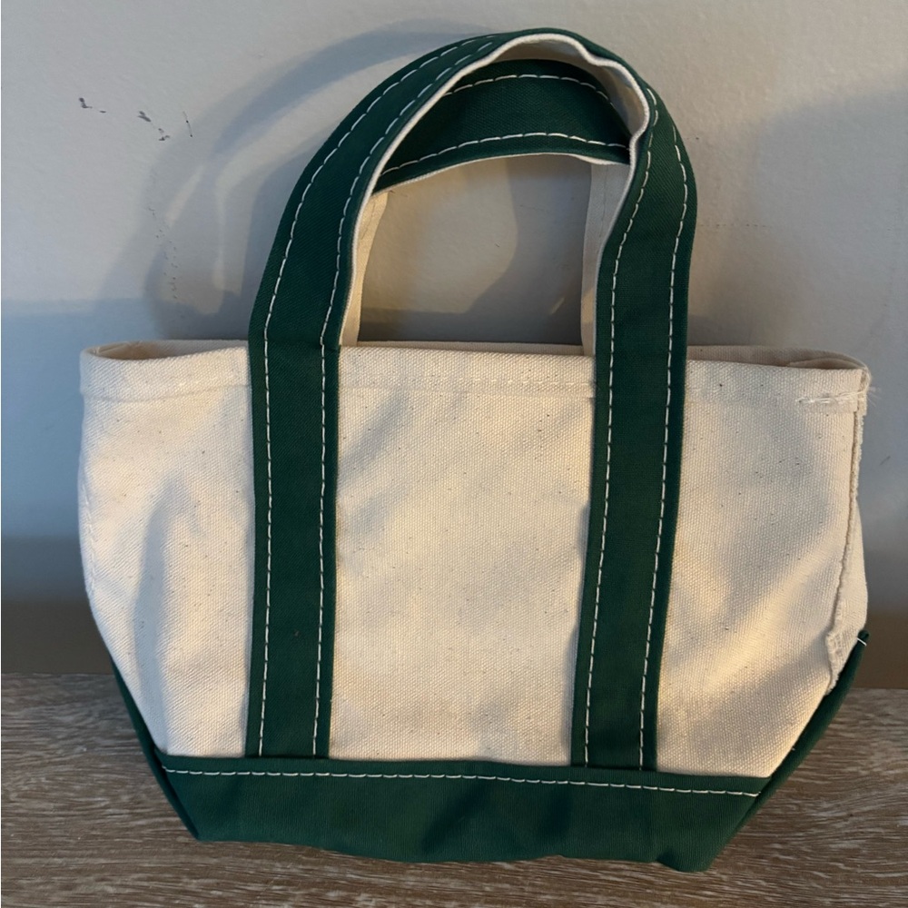 LL Bean mini boat tote